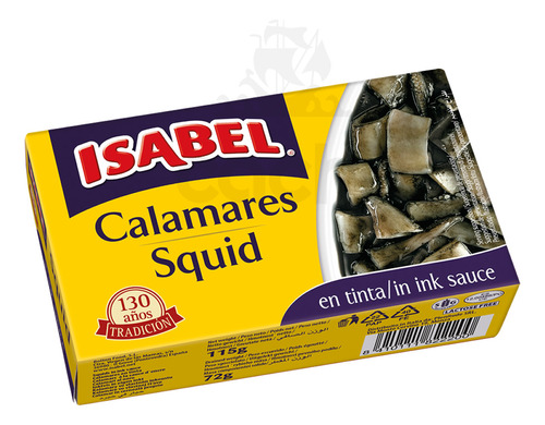 Calamares En Su Tinta Españoles Isabel 120gr