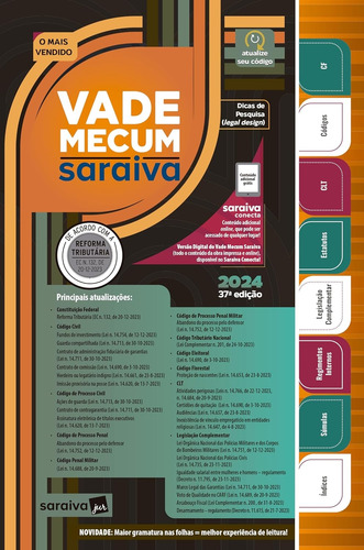 Livro Vade Mecum Saraiva - Saraiva [2024]