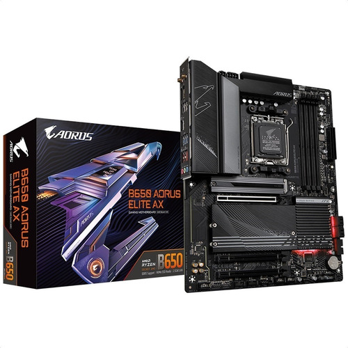 Tarjeta Madre Aorus Atx Ax S-am5 Amd B650 Hdmi 128gb Ddr5