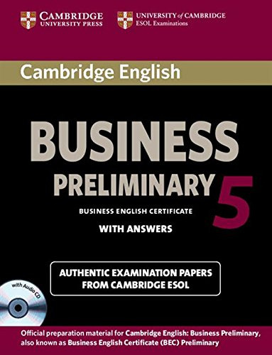 Libro Cambridge English Business 5 Preliminary Self Stud De