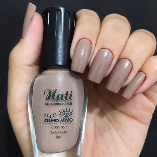 Imagem 2 de 2 de Esmalte Nati 5free - Tá Na Cara - 8 Ml - Kit Com 6 Frascos