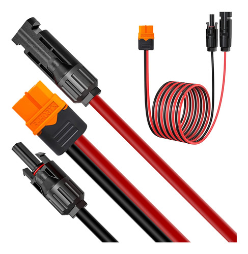 Cable Extension Conector Solar Xt60: Adaptador Panel 10 Pie