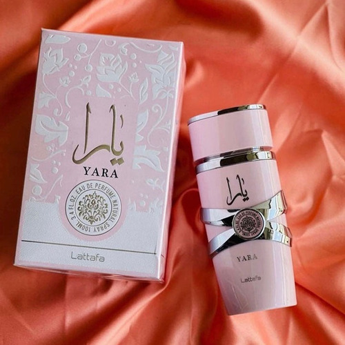 Perfume Arabe Yara Lattafa Rosado 100ml Mujer