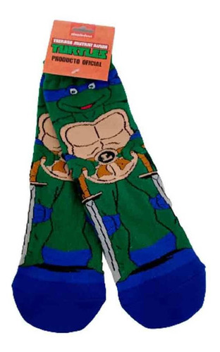 Medias Tortugas Ninja Leonardo