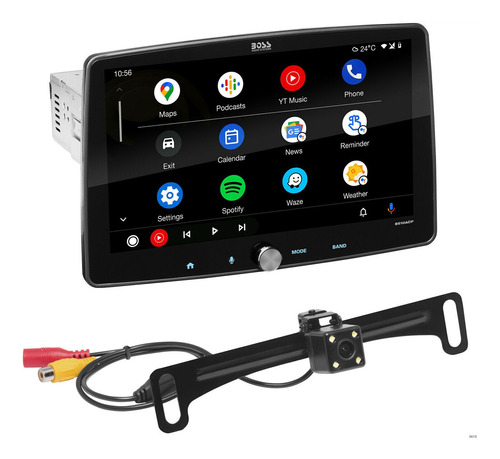 Receptor Multimedia Digital 1-din De 10.1   Con Pantalla