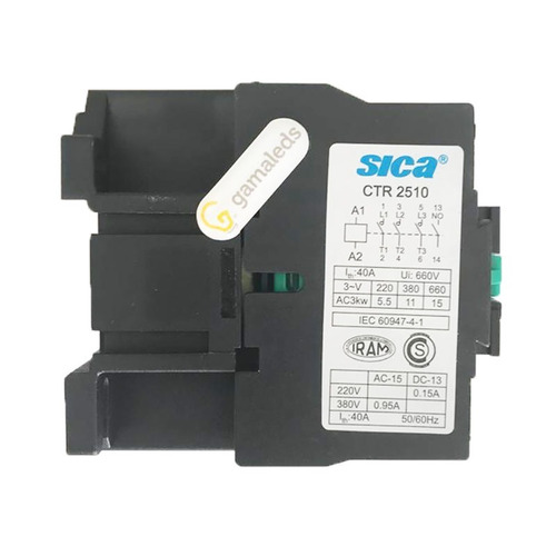 Imagen 4 de 8 de Contactor Tripolar 25a 1na 220v/24v Sica