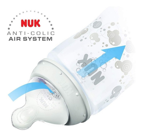 Imagen 4 de 10 de 2 Tetinas 6-18 Meses Nuk Para Mamadera First Choice+ Flujo M