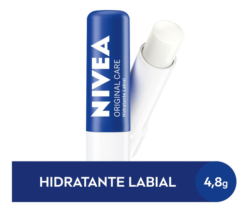 Imagem 1 de 12 de Nivea Hidratante Labial Original Care 4,8g