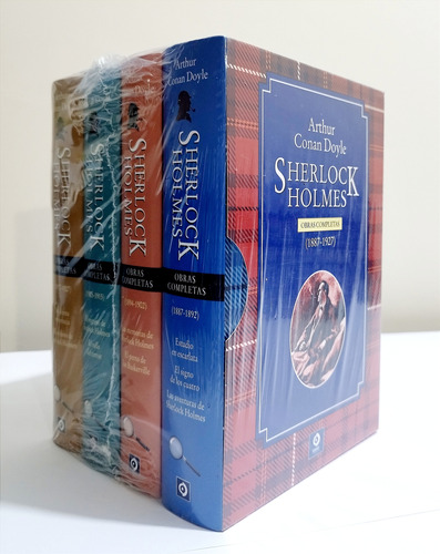 Sherlock Holmes - Arthur Conan Doyle Obras Completas 4 Tomos