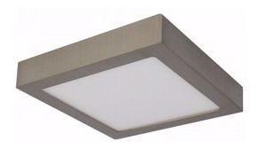 Imagen 2 de 7 de Plafon Panel Led Cuadrado Platil 12w Aplicar Luz Calida/fria