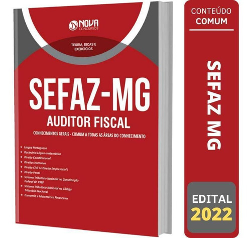 Apostila Sefaz Mg - Auditor Fiscal - Conhecimentos Gerais