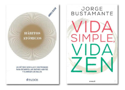 Libro - Habitos Atómicos + Vida Simple Vida Zen Pack 2 Libr