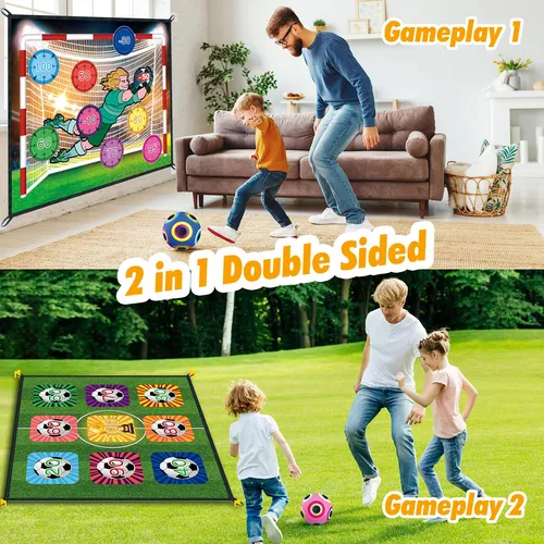 Juego De Fútbol Para Niños 180 X 150 Cm Con 2 Bolas