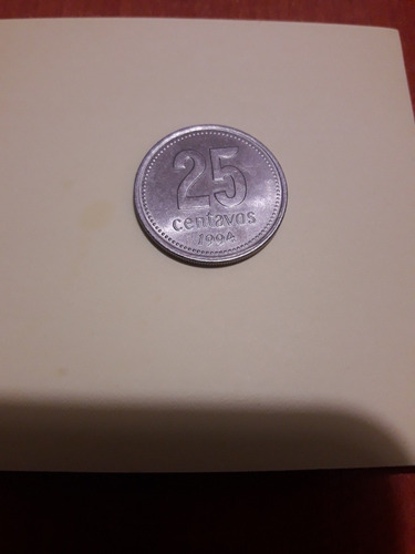 Moneda 25 Centavos Año 1994