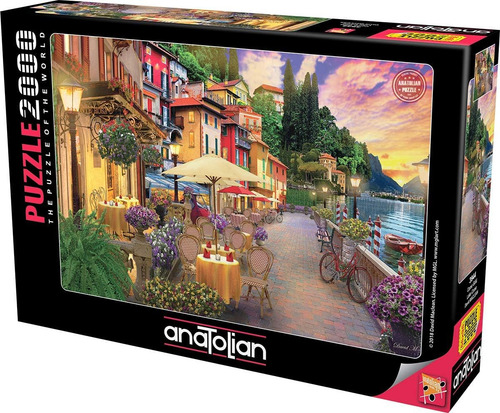 Anatolian Puzzle - Lago De Como, Puzzle De 2000 Piezas, Códi