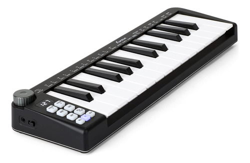 Asmuse Teclado Midi Usb De 25 Teclas, Teclas Sensibles Bluet