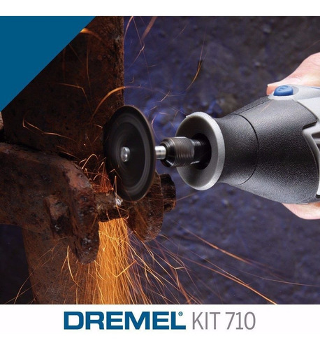 Imagen 2 de 5 de Kit Multiuso Dremel 710 160 Accesorios Para Mini Torno Caja