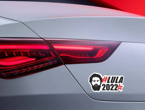 Imagem 3 de 6 de 50 Adesivos Autocolante Lula 13 Presidente 2022 Brasil