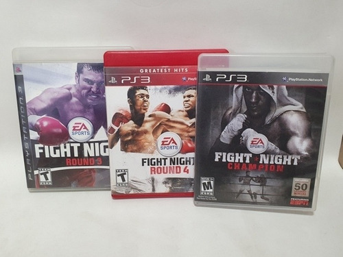Fight Night Round Pack 3 Juegos   Ps3 Físicos Originales  (Reacondicionado)