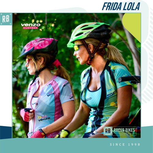 Imagen 2 de 8 de Remera Ciclismo Jersey Venzo Frida Lola Dama - Racer