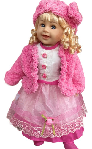 Muñeca Musical 60 Cm De Alto Excelente Calidad Niño/niña