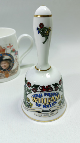 Campanilla Porcelana Natalicio Príncipe William 