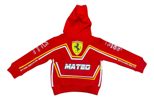 Poleron Ferrari 2024. Regalo Niño