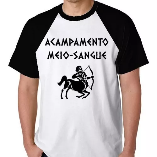 Camiseta Percy Jackson Acampamento Meio Sangue, Camiseta Feminina Usado  88709627