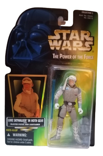 Star Wars, Potf Green Card Holo, Luke Hoth, Envío Gratis