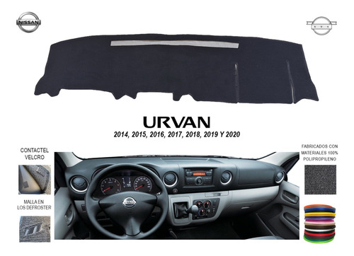 Cubre Tablero Nissan Urban 15 Pasajeros Modelos 2014-2020