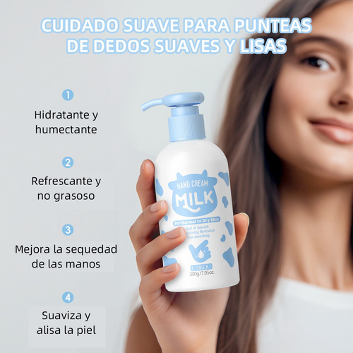Hl Crema De Manos De Leche Reparadora Hidratante De Manos