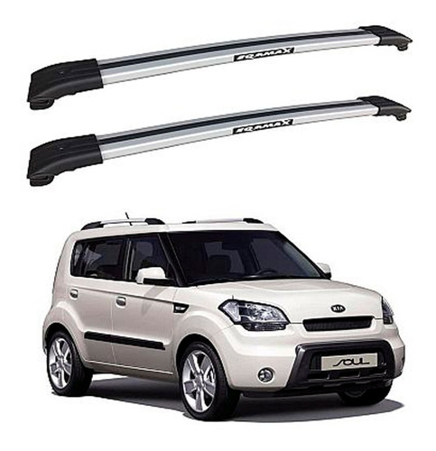 Barras De Techo Para Transversales Aluminio Kia Soul 2014