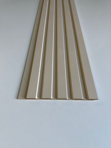 Painel Ripado Compacto 90x25cm: Estilo E Versatilidade Cor Areia