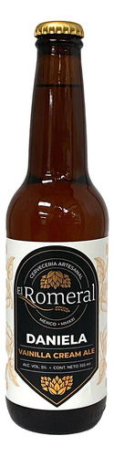 Cerveza El Romeral Daniela Vainilla Cream Ale 355 Ml