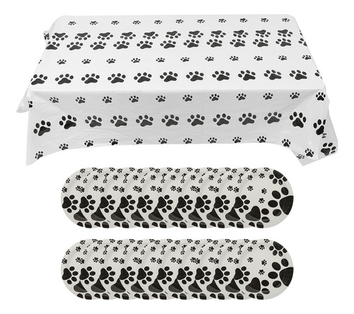 Plato Decorativo Para Fiestas De Perros Con Forma De Pata De