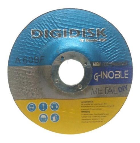 Disco De Corte Metal 4-1/2 X 1/16 Digidisk