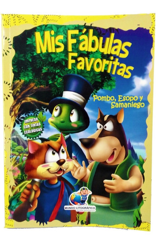 Libros Mis Fabulas Favoritas Para Niños Con Actividades