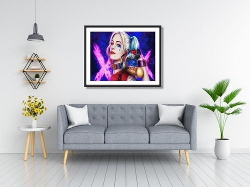 Imagem 2 de 5 de Quadro Alerquina 50x40 Cm C/ Moldura E Vidro - Lançamento
