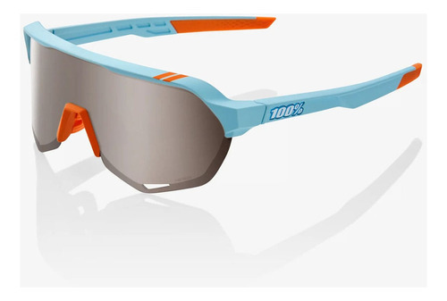 Gafas de ciclismo 100% S2 Soft Tact de dos tonos Hiper Silver