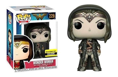 Wonder Woman Movie Cloak Sepia Pop Exclusiva Caja Dañada 