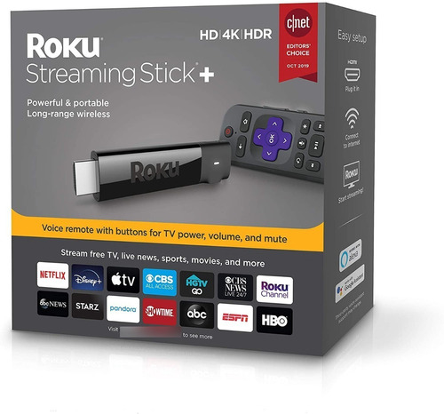 Roku Streaming Stick Plus 4k Hdr Reproductor Multimedia