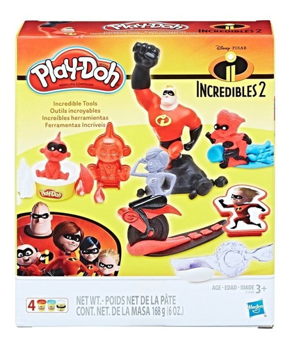 Play Doh Disney Os Incríveis 2 Ferramentas Incríveis Hasbro