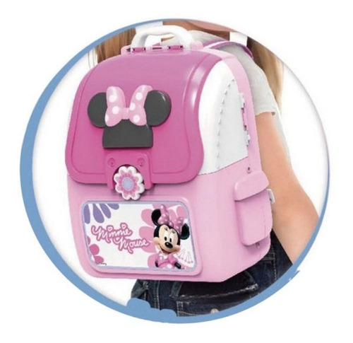 Imagem 3 de 4 de Mochila Minnie Mouse Médica Com Acessórios Multikids 2 Em 1