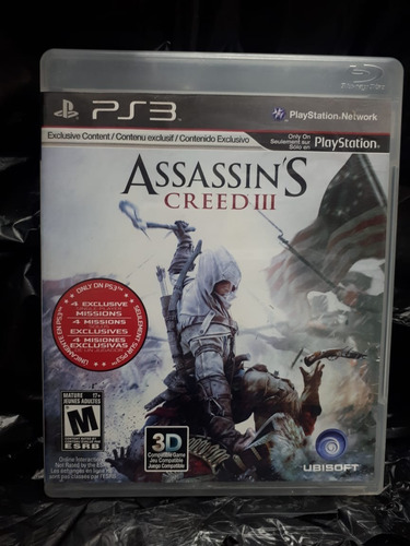 Assassins Creed 3 Ps3 Usado Envio Gratis A Todo Chile
