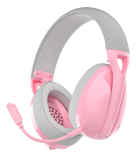Audifonos Gamer Fantech Tamago Whg01 Pink Inalambrico