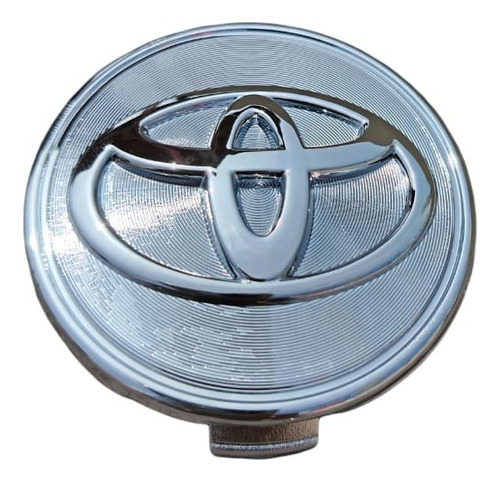 Tapitas Toyota Cromo Alto Relieve 6.2cm (precio Por Juego)