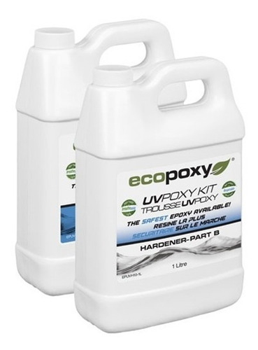 Imagen 1 de 4 de Ecopoxy Uv Poxy Kit 2 Litros