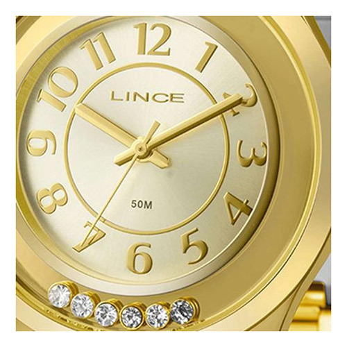 Relógio Lince Analógico Feminino Lrg4522l C2kx - Com Pedras