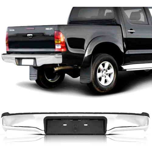 Parachoque Traseiro Hilux 2005 2006 2007 2008 2009 Cromado