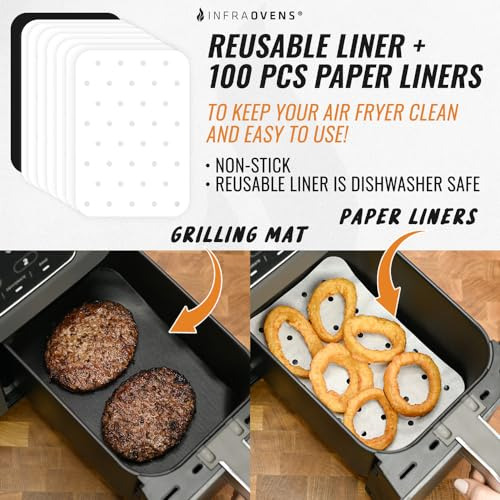 Accesorios Para Ninja Dual Air Fryer 2 Basket Dz201 8 Qt & D